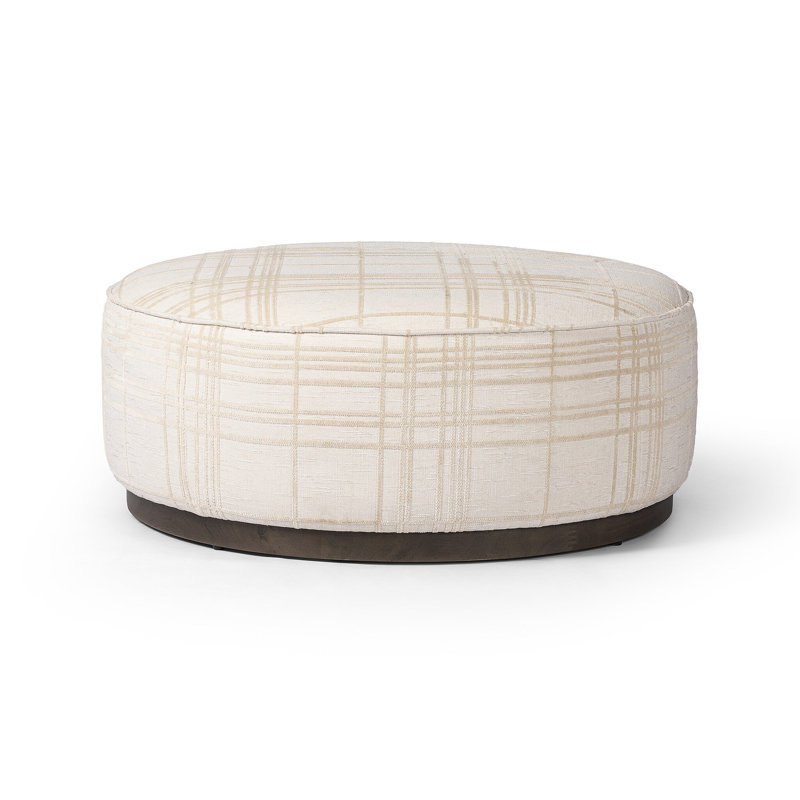 Four Hands Sinclair Round Cocktail Ottoman | Perigold